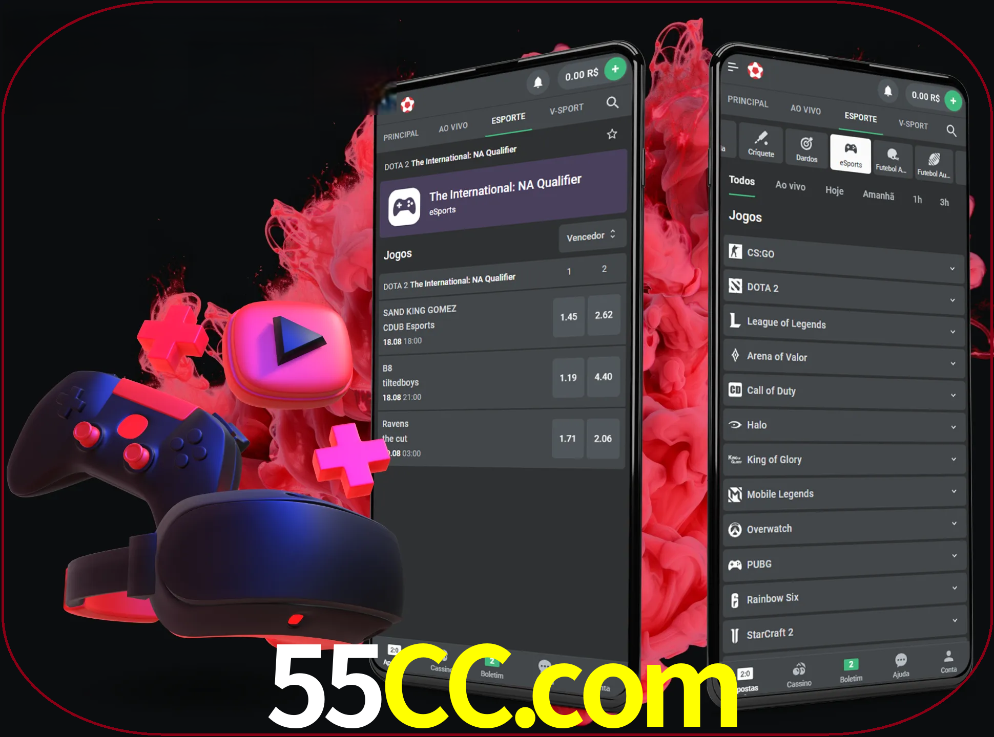 Para ter a aplicação móvel 55cc no seu smartphone, basta descarregar o ficheiro apk e seguir as instruções.
